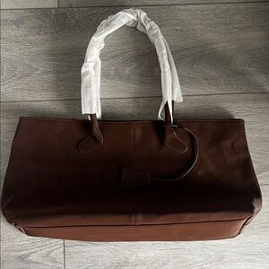Elegant Brown Mini Tote Bag